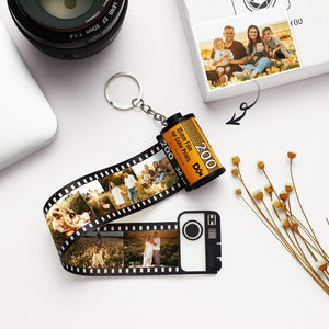 Benutzerdefinierter Foto-Schlüsselbund MultiPhoto Camera Roll Keychain - Bestes Weihnachtsgeschenk(5-20 Fotos)