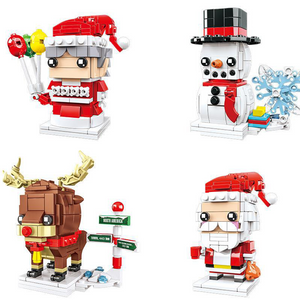 Weihnachtsmann Kleine Partikel Brickheadz Puzzle Baustein Spielzeug Weihnachtsgeschenke - MadeMineDE