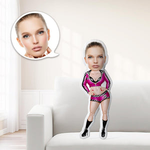 Personalisierte Fotoanpassung sexy Cheerleader Spielzeug  für Gesichtspuppen  Mein Gesicht auf Kissen Einzigartig Personalisiertes Dekokissen Ein wirklich sexy Geschenk