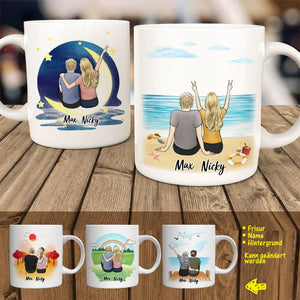 Personalisierte Paar Tasse -  Unsere Romantik (Online-Design & Vorschau)