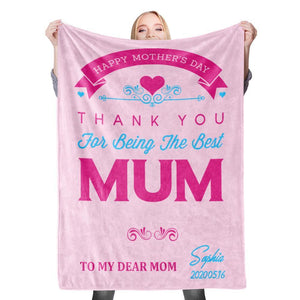 Benutzerdefinierte Foto Decke Muttertagsdecke Mutter Decke Mam Decke Schwiegermutter Decke - Decke für Mutter