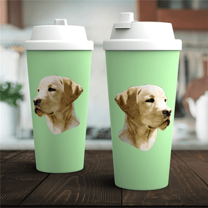 Personalisierte Haustiere Kaffeetasse/Autotasse - Mehrfarbig optional