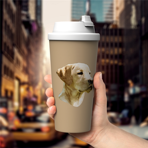 Personalisierte Haustiere Kaffeetasse/Autotasse - Mehrfarbig optional