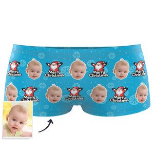 Personalisierte Kinder Unterhose Weihnachtsmann Unterwäsche