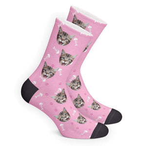 Personalisierte Katze Socken