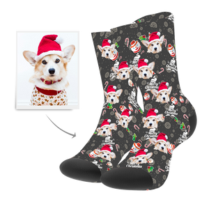 Calcetines Personalizados de Navidad Héroe del Mu?eco de Nieve