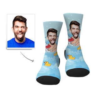 Foto Socken Gesicht Socken