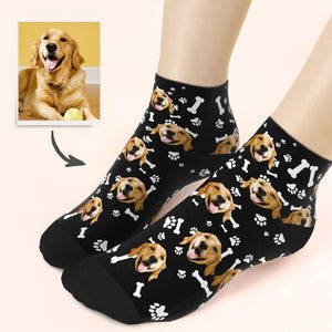 Custom Quarter Socks Dog - MyPhotoSocks