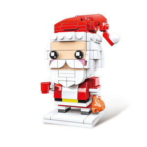 Schneemann Kleine Partikel Brickheadz Puzzle Baustein Spielzeug Weihnachtsgeschenke - MadeMineDE