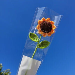 1pc Gehäkelte Blume Handgemachte Gestrickte Blume Geschenk Für Sie - MadeMineDE