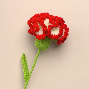 Nelke Häkeln Blume Handgemachte Gestrickte Blume Geschenk Für Liebhaber - MadeMineDE
