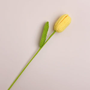 Tulpe Häkeln Blume Handgemachte Gestrickte Blume Geschenk Für Liebhaber - MadeMineDE