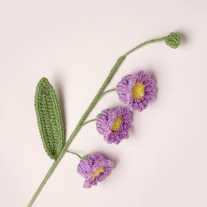 Glocke Orchidee Häkeln Blume Handgemachte Gestrickte Blume Geschenk Für Liebhaber - MadeMineDE