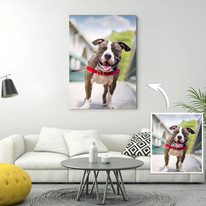 Benutzerdefinierte Foto Leinwand personalisierte Wanddekor Malerei für Ihre Haustiere